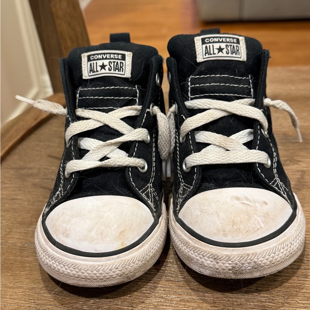 Converse Kids Black and White Sneakers